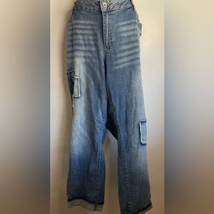 Size 22 patchwork jeans
